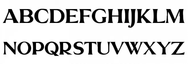 Youre Romantic Serif Polices MAJUSCULES