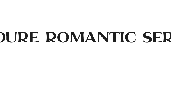 Youre Romantic Serif Logo