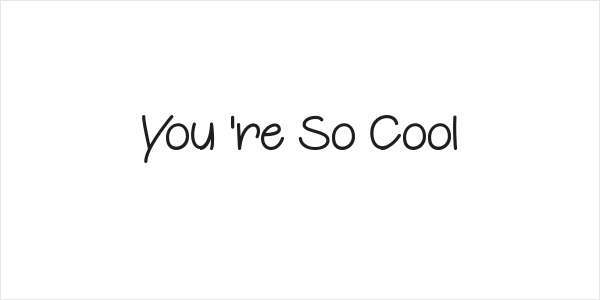 You're So Cool Logo