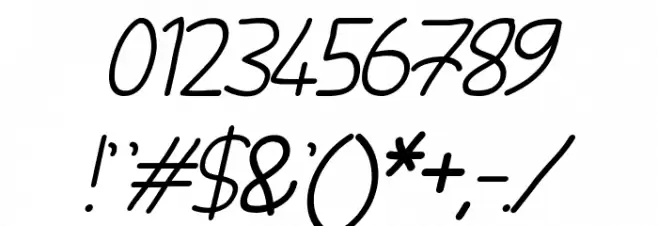 You're Still The One Italic Font OTHER CHARS