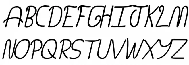 You're Still The One Italic Шрифта ВЕРХНИЙ