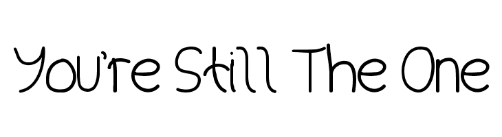 You're Still The One  font caratteri gratis