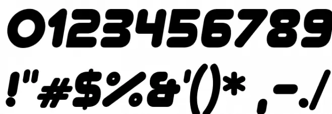 YoureGone-Italic Font OTHER CHARS