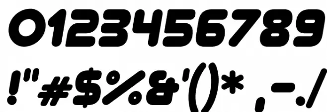 YoureGone-Italic Font OTHER CHARS