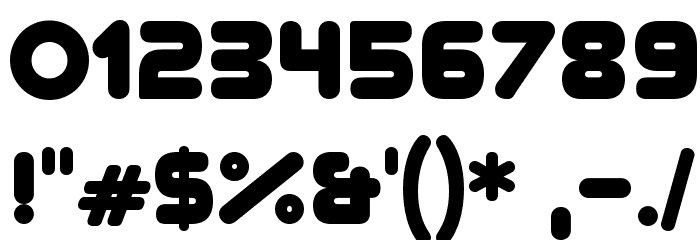 YoureGone-Regular Font OTHER CHARS