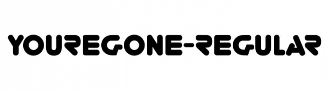 YoureGone-Regular  Frei Schriftart Herunterladen