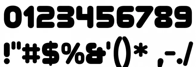 YoureGone-Regular Font OTHER CHARS