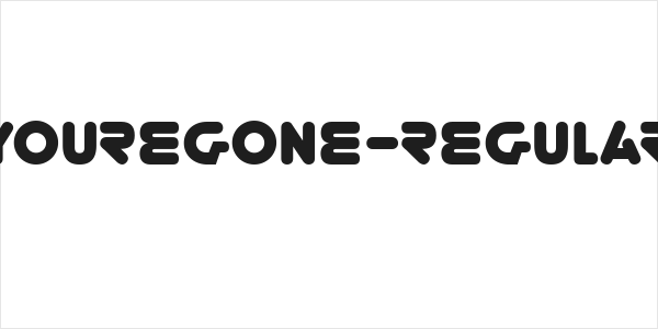 YoureGone-Regular Logo