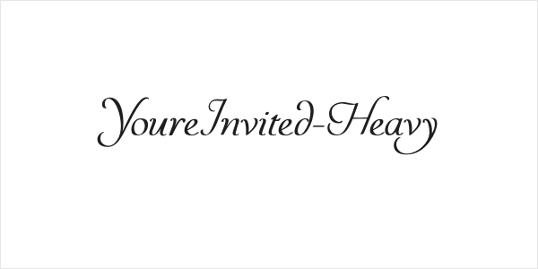 YoureInvited-Heavy Logo