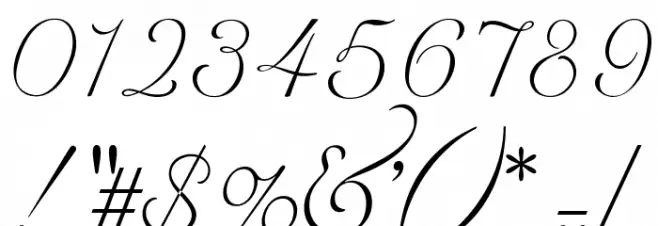 YoureInvited Font OTHER CHARS