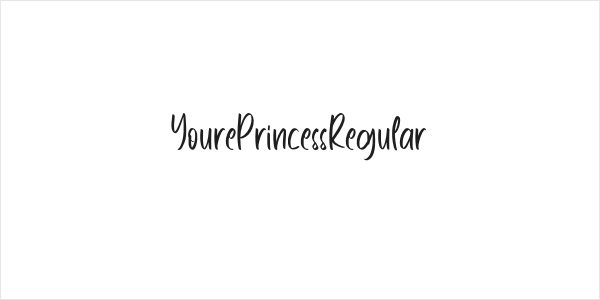 YourePrincessRegular Logo