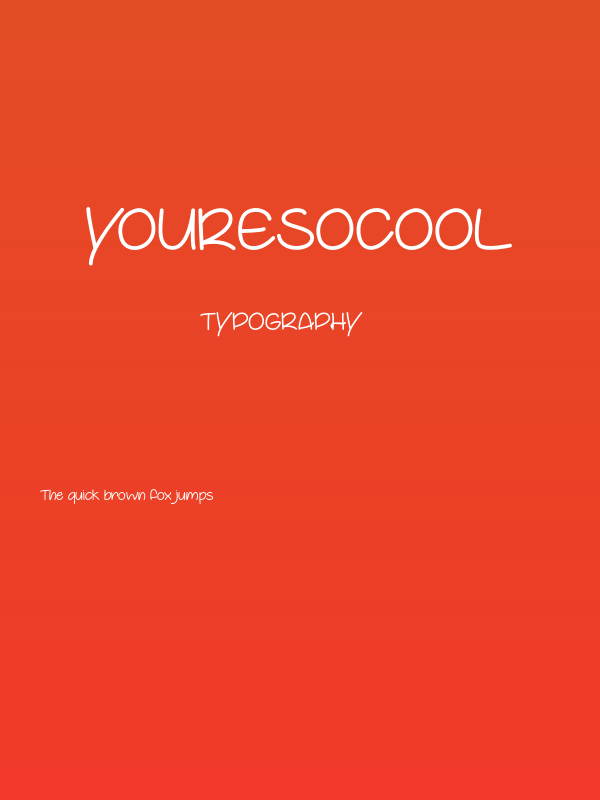 YoureSoCool Poster