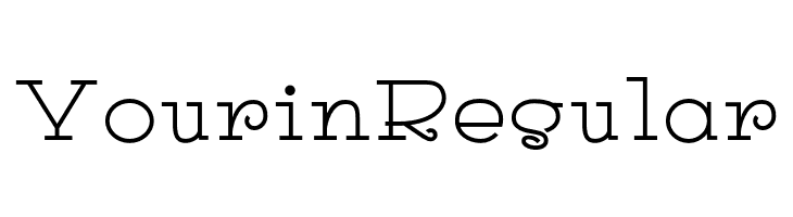 Yourin Regular  Fuentes Gratis Descargar