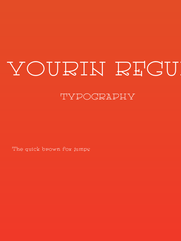 Yourin Regular Poster