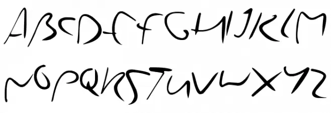 YoursTruly Шрифта ВЕРХНИЙ