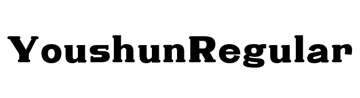 Youshun Regular  Free Fonts Download