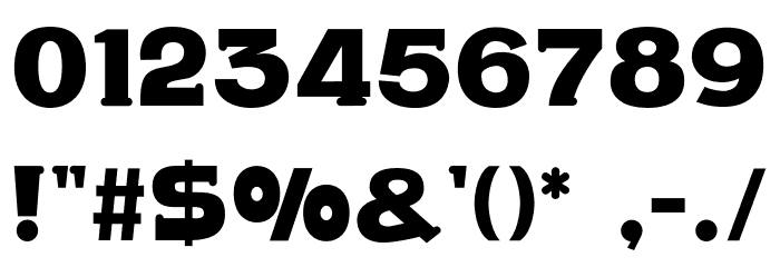 Youshun Regular Font OTHER CHARS