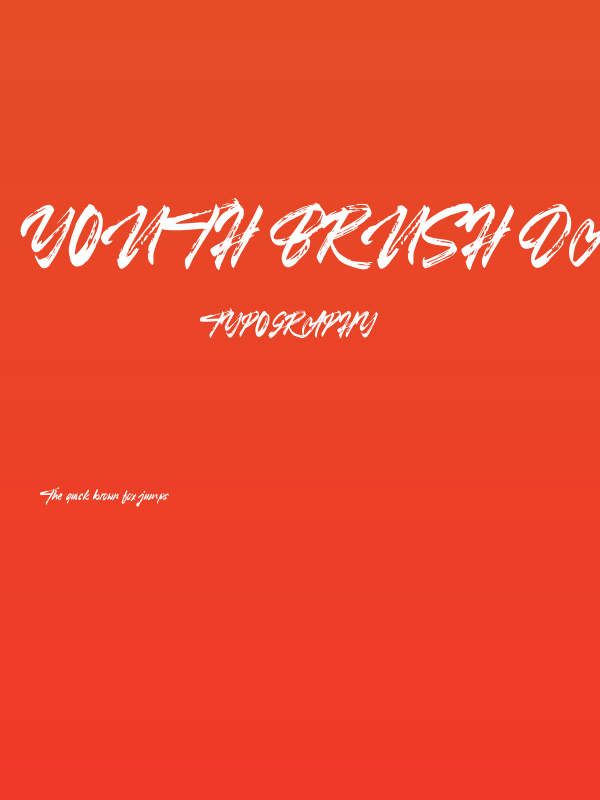 Youth Brush Daylight Poster