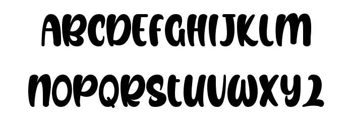 Youth Cow Font LOWERCASE