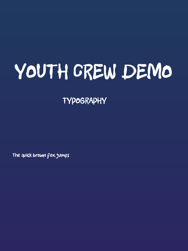 Youth Crew DEMO Poster