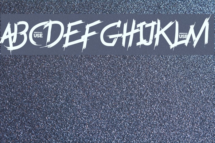 Youth Fury PERSONAL USE Font examples