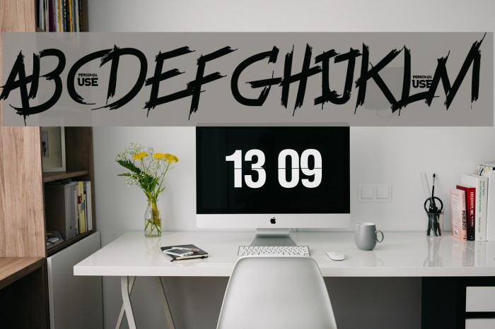 Youth Fury PERSONAL USE Font examples