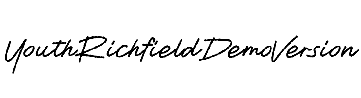 Youth Richfield Demo Version  免费字体下载