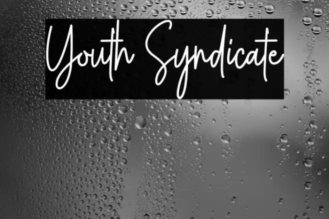 Youth Syndicate Font examples