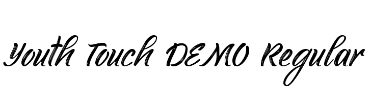 Youth Touch DEMO Regular Шрифта