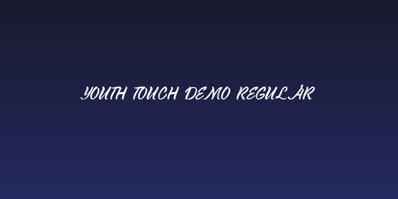 Youth Touch DEMO Regular Social Header