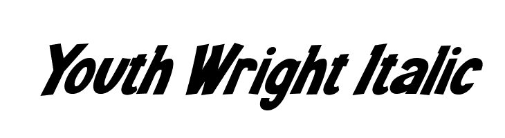 Youth Wright Italic  font caratteri gratis