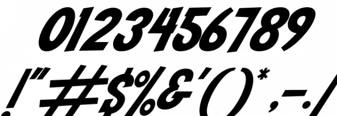 Youth Wright Italic Font OTHER CHARS