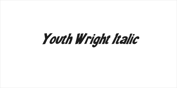 Youth Wright Italic Logo