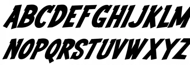 Youth Wright Italic Шрифта ВЕРХНИЙ