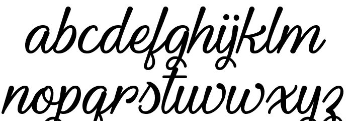 Youth and Beauty Font LOWERCASE