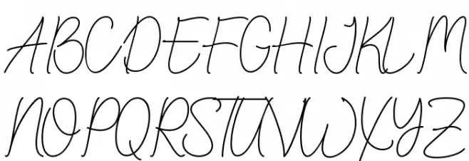 Youth line - Personal Use Font Litere mari