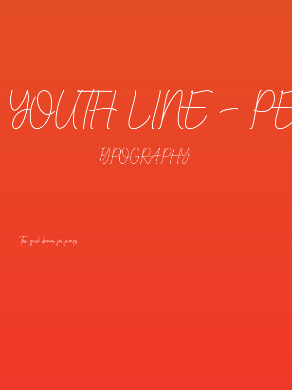 Youth line - Personal Use Poster