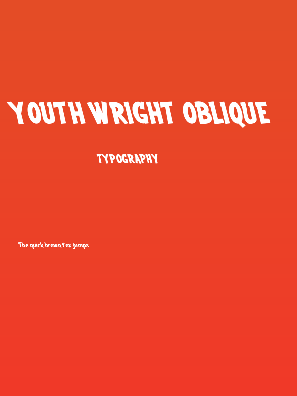 Youth wright Oblique Poster