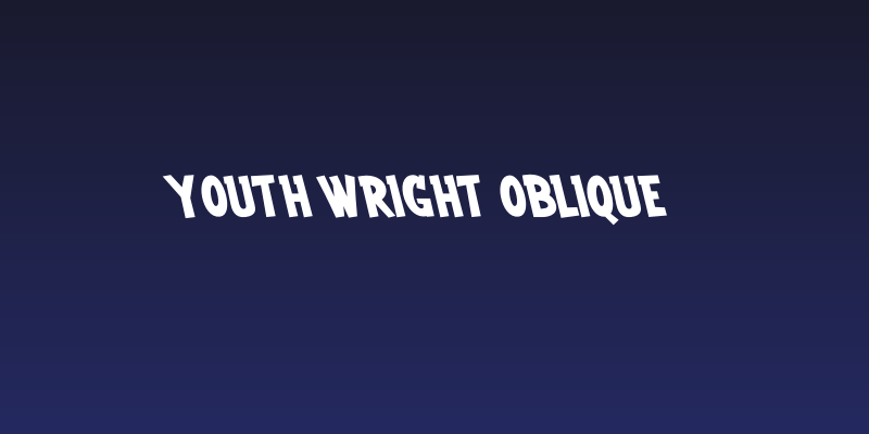 Youth wright Oblique Social Header