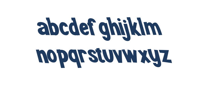 Youth wright Oblique Lowercase