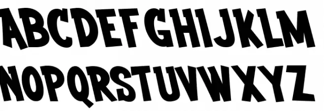 Youth wright Oblique Polices MAJUSCULES