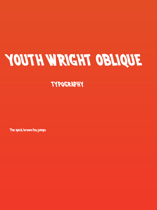 Youth wright Oblique Poster