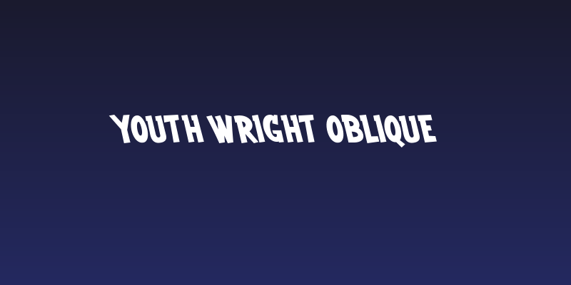 Youth wright Oblique Social Header