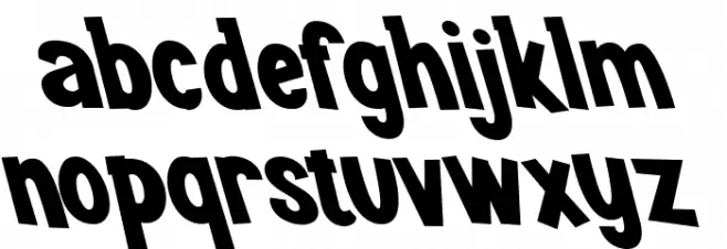 Youth wright Oblique Font LOWERCASE