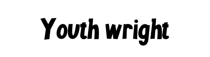 Youth wright  font caratteri gratis