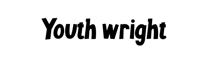 Youth wright  Скачать бесплатные шрифты