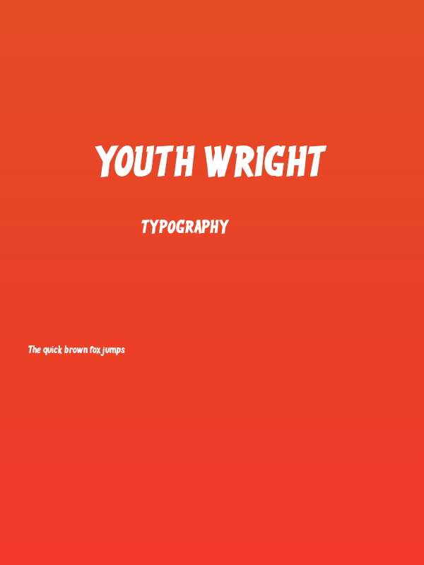 Youth wright Poster