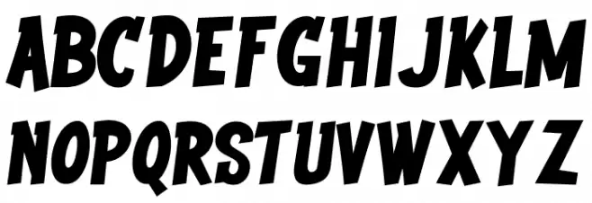 Youth wright Шрифта ВЕРХНИЙ