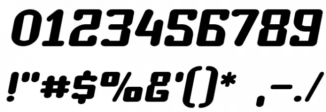 Youthanasia Italic Font OTHER CHARS