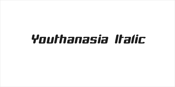 Youthanasia Italic Logo